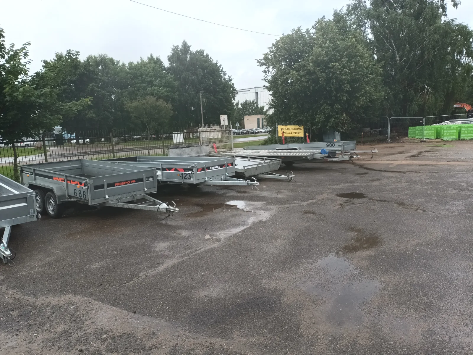 Automobilių vežimo priekaba